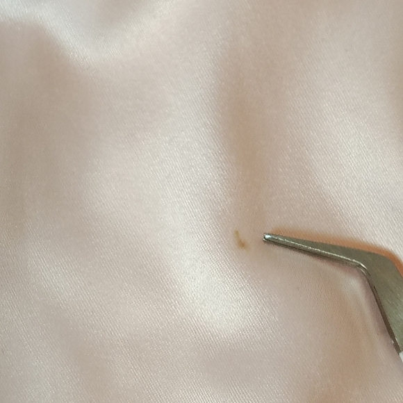 Blush Baby Light Pink Satin 3/4 length sleeve Robe Womens  Crochet Trim Feminine - Picture 6 of 8